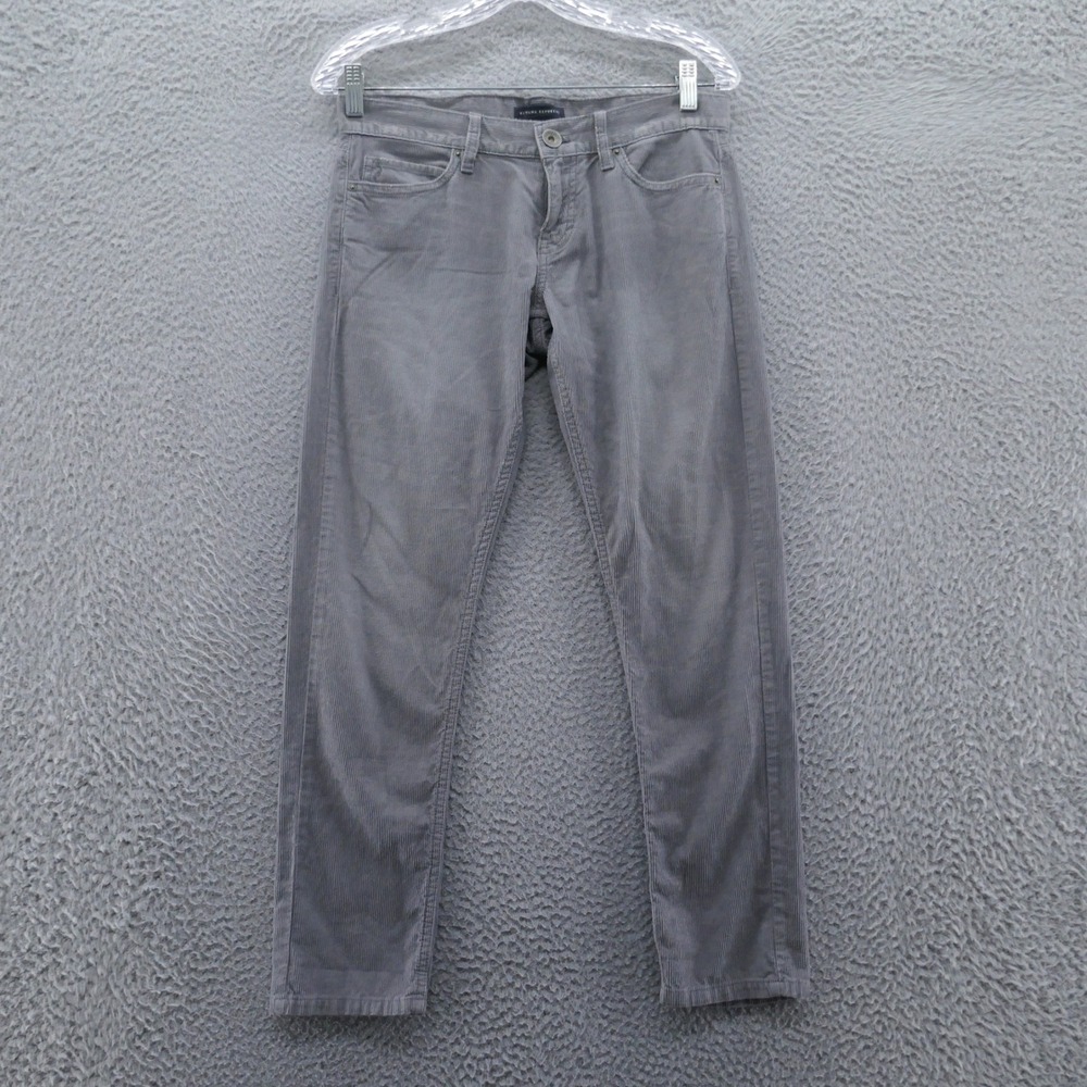 Banana Republic Gray Boyfriend Corduroy Pants Womens 25 Petite NEW